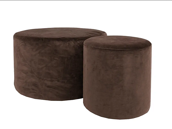 Upholstered round fabric pouf CASA +39 ROUNDPF NS0003, NS0004, NS009 factory CASA +39 from Italy. Foto №2