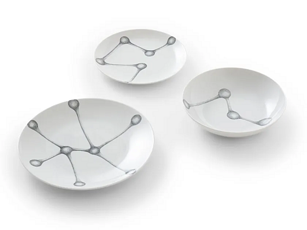 Porcelain Plates Set Floema GIORGETTI GA474G factory GIORGETTI from Italy. Foto №1