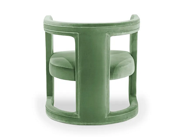 Upholstered velvet armchair Rukay BRABBU factory BRABBU from Italy. Foto №4