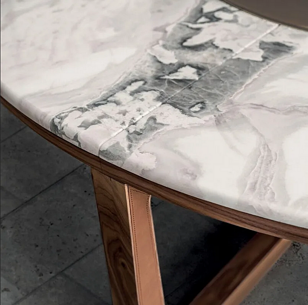 Round marble dining table with lazy susan i 4 Mariani Ascot factory i 4 Mariani from Italy. Foto №8
