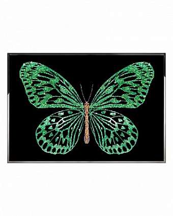 Panel, picture Green Butterfly