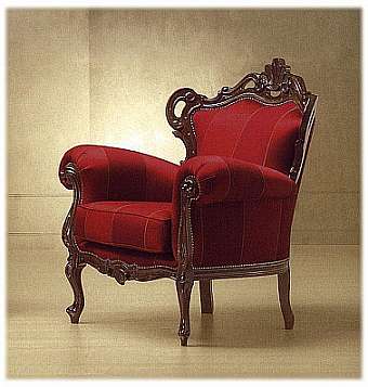 Armchair MORELLO GIANPAOLO 581/K factory MORELLO GIANPAOLO from Italy