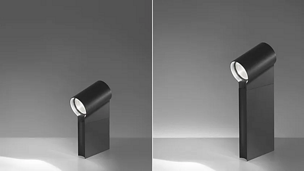 LED Bollard Light in Aluminium Oblique by Artemide T086200, T086300 factory Artemide from Italy. Foto №3