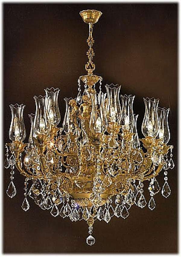 Chandelier FBAI 5021/8+4 factory FBAI from Italy. Foto №1