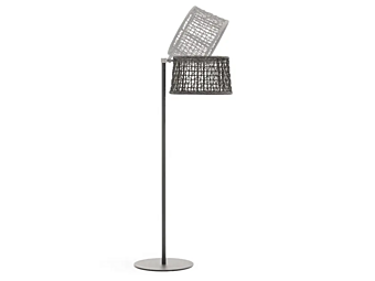 LED floor lamp Emma with adjustable height synthetic fibre VARASCHIN 23695