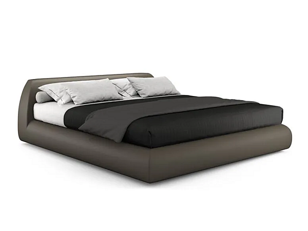 Double bed with upholstered headboard fabric i 4 Mariani Be Look factory i 4 Mariani from Italy. Foto №1