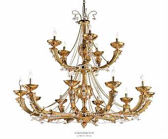 Chandelier LORENZON (F.LLI LORENZON) LL.90/BO/R/SW/10+5F