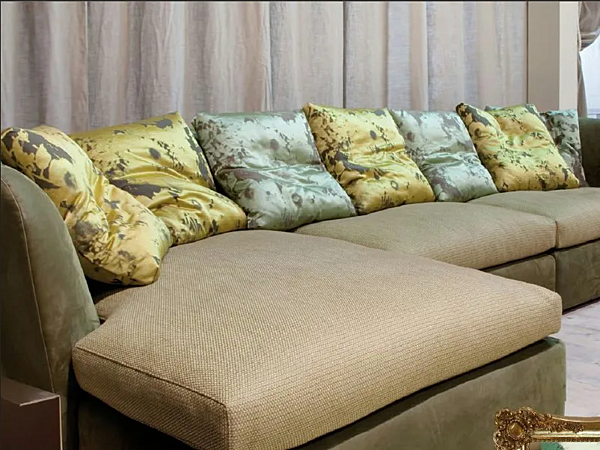 Corner sectional sofa Atollo ERBA ITALIA with upholstered back factory ERBA ITALIA from Italy. Foto №3