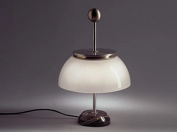 LED Desk Lamp Nickel Alfa Artemide 0026010A factory Artemide from Italy. Foto №1