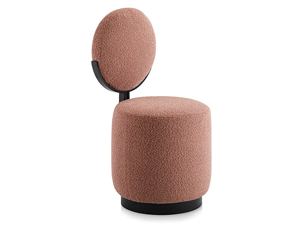 Swivel fabric easy chair Beauty Saba factory SABA from Italy. Foto №1