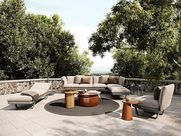 3-seater modular garden sofa Venice Atmosphera factory ATMOSPHERA from Italy. Foto №6