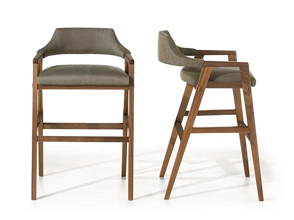 Stool with integrated cushion Leonardo L32 ARTE BROTTO L32 factory Arte Brotto from Italy. Foto №1