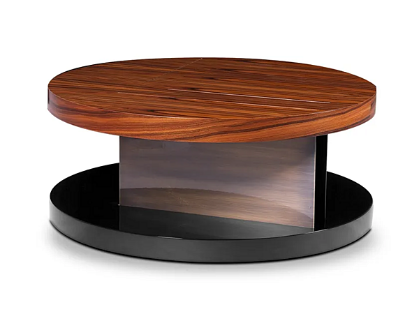 Round wooden coffee table Lallan II BRABBU factory BRABBU from Italy. Foto №2