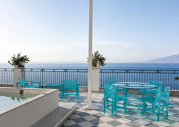 Polycarbonate outdoor chair A Mare Edra AMR010 factory EDRA from Italy. Foto №6
