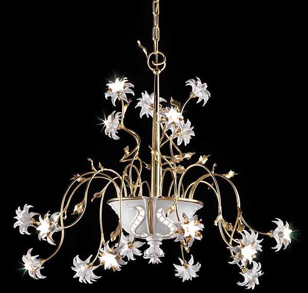 Chandelier LORENZON (F.LLI LORENZON) LL.20/2/BO/F/18 factory LORENZON (F.LLI LORENZON) from Italy. Foto №1