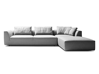 Modular fabric sofa with chaise longue i 4 Mariani Be Look