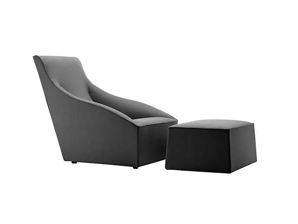 Upholstered Rectangular Pouf Doda Molteni & C factory Molteni & C.(+VITRA) from Italy. Foto №2