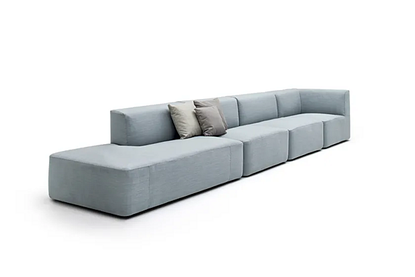 Modular fabric garden sofa with soft back VARASCHIN Belt factory VARASCHIN from Italy. Foto №9