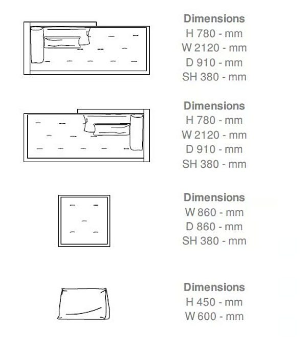 Modular Fabric Sectional Sofa Nomade 2 LIGNE ROSET factory LIGNE ROSET from Italy. Foto №3