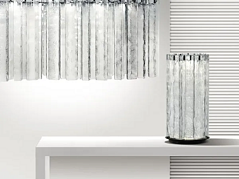 Glass table lamp GIORGETTI Swords GA335G