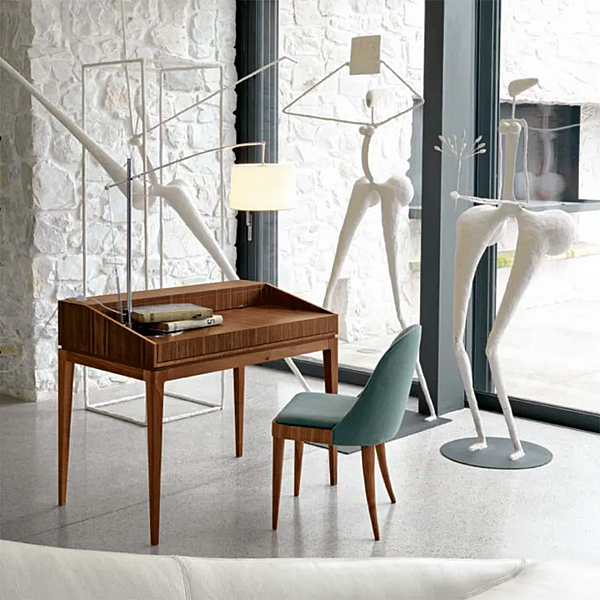 Walnut Secretary Desk DALE Ideale G 151 factory DALE from Italy. Foto №2