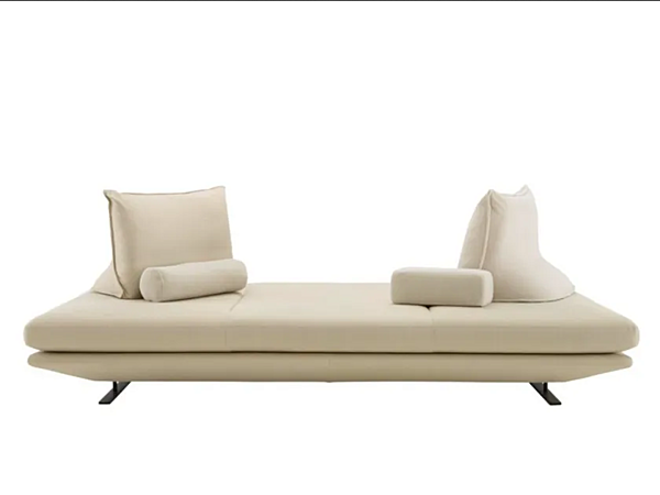 Upholstered fabric bench with back Prado Ligne Roset 11370405/505/605/705 factory LIGNE ROSET from Italy. Foto №2