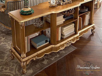 Open Wooden Bookcase Casanova Modenese Luxury Interiors factory MODENESE GASTONE from Italy