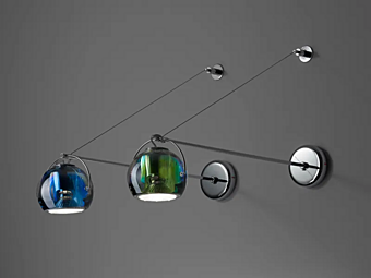 Adjustable wall lamp Beluga colour Fabbian Adjustable wall lamp Beluga colour Fabbian factory Fabbian from Italy