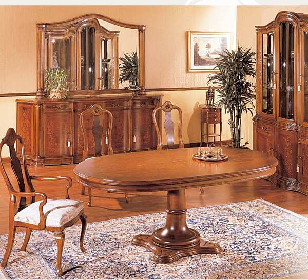 Upholstered fabric and solid wood chair FRATELLI RADICE C320 factory FRATELLI RADICE from Italy. Foto №3