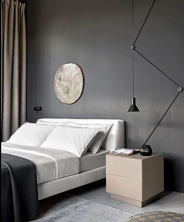 Bedside table MERIDIANI (CROSTI) Karl factory MERIDIANI (CROSTI) from Italy. Foto №9