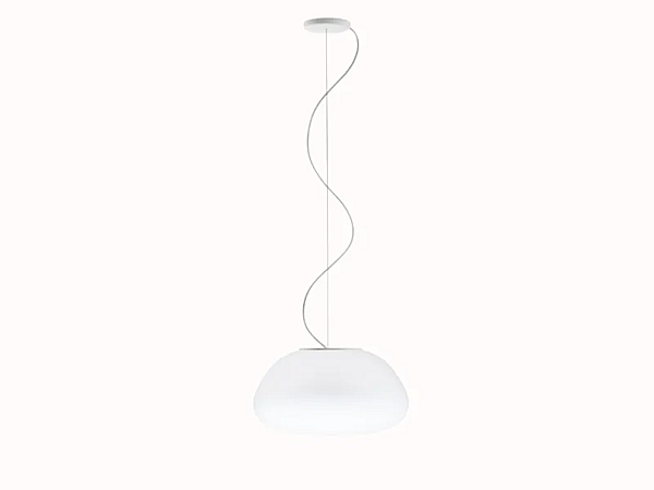 Glass pendant lamp Fabbian Lumi Poga factory Fabbian from Italy. Foto №2