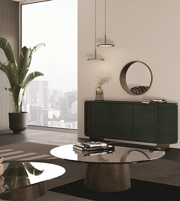 Wooden sideboard with doors CASA +39 DOBOS EDO001 factory ENCORE (by CASA +39) from Italy. Foto №2