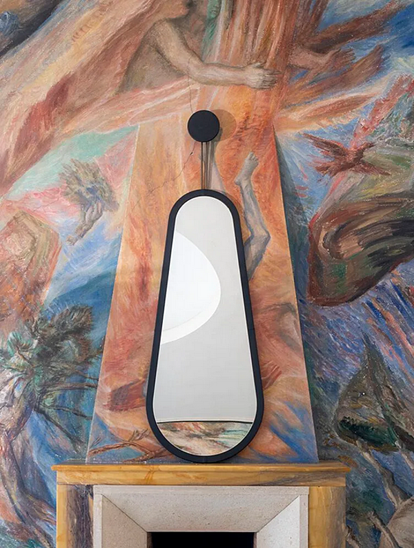 Wall mounted framed mirror Potocco Stilla 890 S 890/S factory POTOCCO from Italy. Foto №3