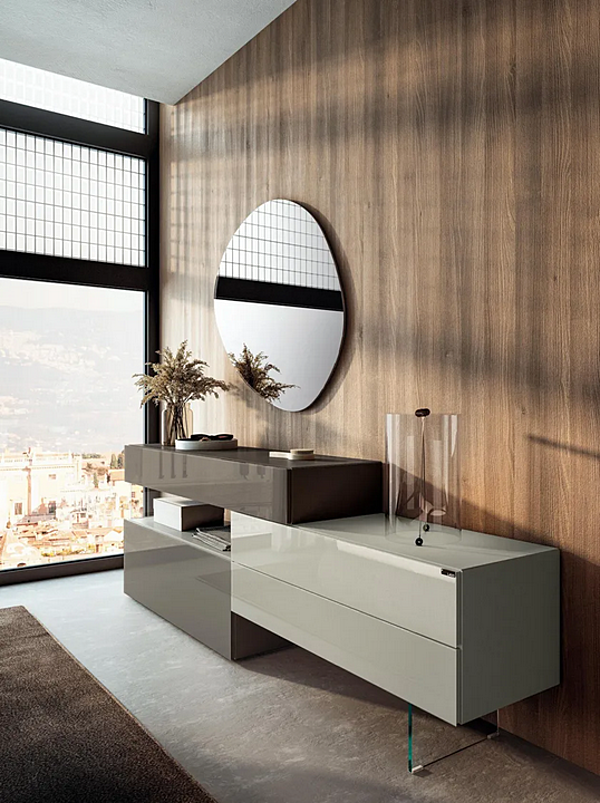 Glass chest of drawers LAGO 36E8 1477 1477 factory LAGO from Italy. Foto №2