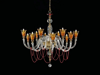 Chandelier with Swarovski crystals Euroluce Lampadari Claire L6 6 Chandelier with Swarovski crystals Euroluce Lampadari Claire L6 6 factory EUROLUCE LAMPADARi from Italy