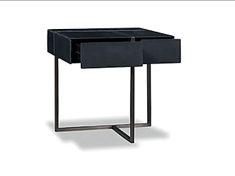 Wooden bedside table ICARO BAXTER factory BAXTER from Italy