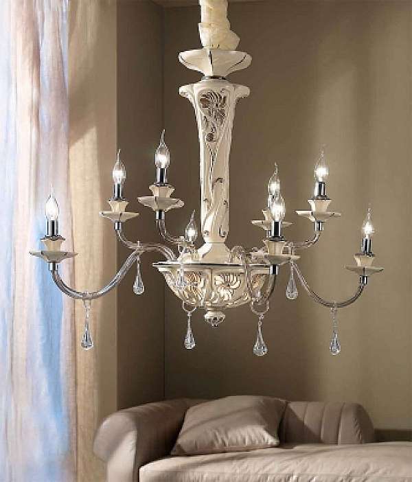 Chandelier LORENZON (F.LLI LORENZON) LL.50/AVP/VM/4-4F factory LORENZON (F.LLI LORENZON) from Italy. Foto №1