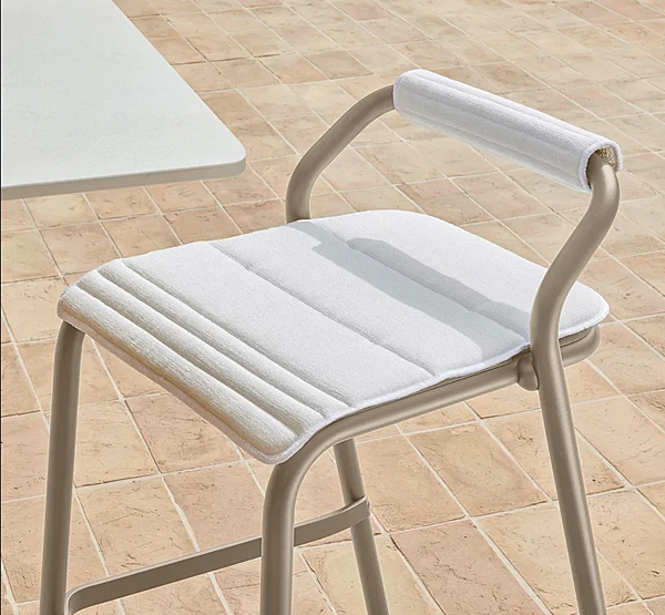 Stackable High Aluminium Garden Stool Noss VARASCHIN 24550/B, 24551/B, 24552/B, 24553/B factory VARASCHIN from Italy. Foto №7