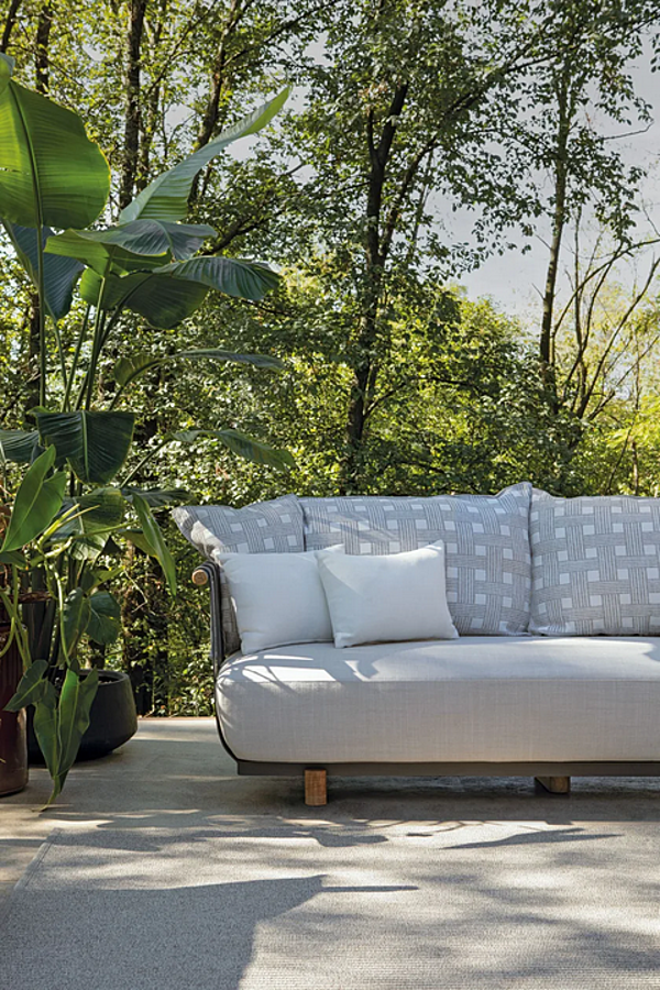 Garden Armchair with Armrests Fabric Atmosphera Portofino factory ATMOSPHERA from Italy. Foto №8