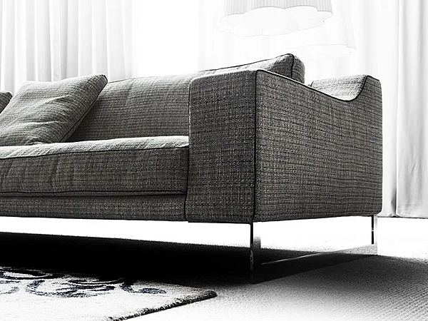 Fabric sofa with upholstered back ERBA ITALIA Indizio factory ERBA ITALIA from Italy. Foto №2