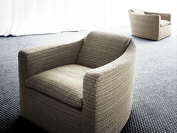 Upholstered armchair with armrests ERBA ITALIA Profile factory ERBA ITALIA from Italy. Foto №1