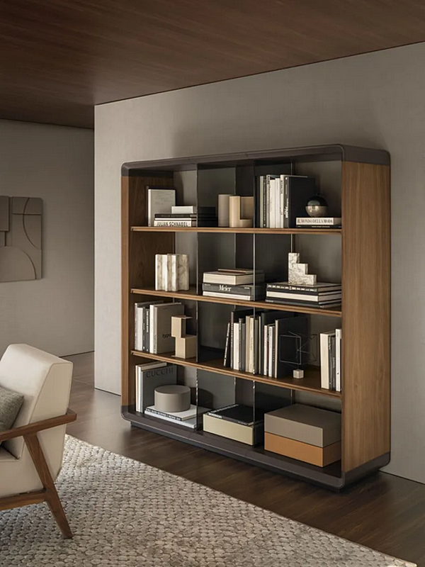 Freestanding Wooden Bookcase Herman i 4 Mariani factory i 4 Mariani from Italy. Foto №8