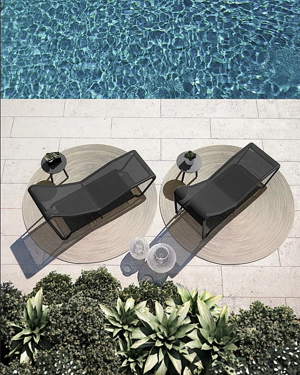 Aluminium sun lounger with castors Atmosphera Wind WI.LT factory ATMOSPHERA from Italy. Foto №10