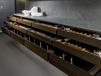 Sideboard with drawers Euromobil open design Sideboard with drawers Euromobil open design factory Euromobil from Italy