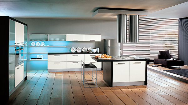 Kitchen HOME CUCINE Frontali finitura Neve factory HOME CUCINE from Italy. Foto №1