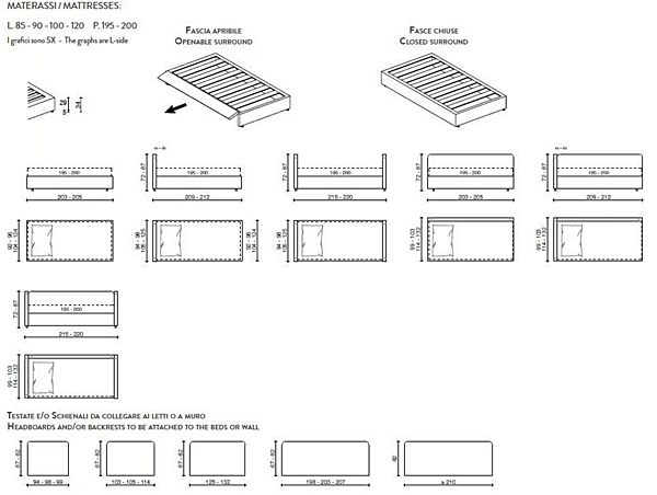 Fabric sofa bed with soft back Duomo Design Monos factory Duomo Design from Italy. Foto №7