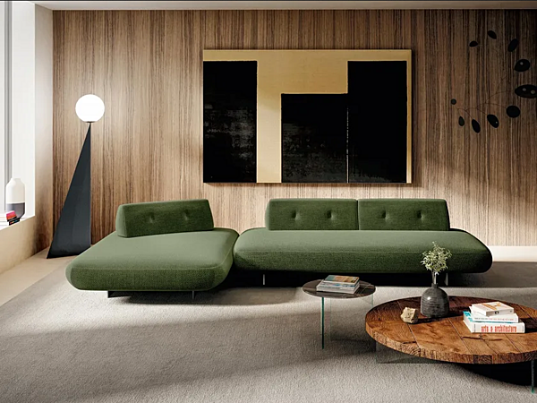 Modular sofa with fabric upholstery LAGO Sand 1137 factory LAGO from Italy. Foto №3