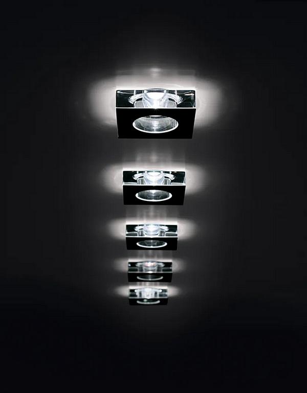 Recessed Crystal Spotlight for False Ceiling Fabbian Lui factory Fabbian from Italy. Foto №5