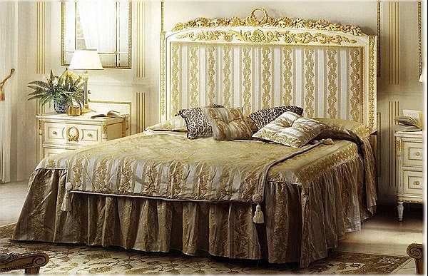 Bed ANGELO CAPPELLINI BEDROOMS Borodin 7074/TG21 factory ANGELO CAPPELLINI from Italy. Foto №1