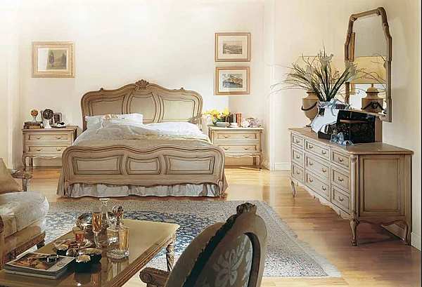 Bed ANGELO CAPPELLINI BEDROOMS Strauss 7107/19 - 21